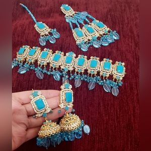 Beautiful American diamond necklace set